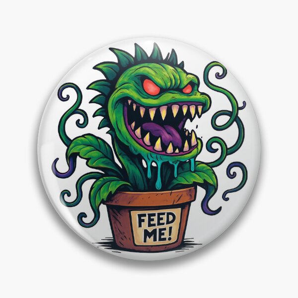 Item preview, Little Shop of Horrors Plant Illustration – Audrey II inspired printable art designed and sold by Aymanejed.