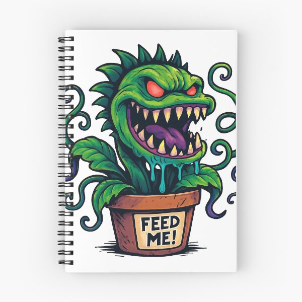 Item preview, Little Shop of Horrors Plant Illustration – Audrey II inspired printable art designed and sold by Aymanejed.