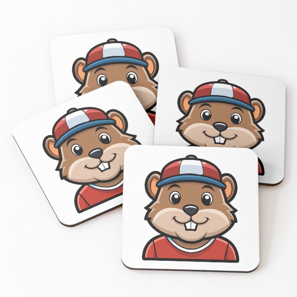 Item preview, Cartoon Hamster Athlete in Red Baseball Cap. designed and sold by GregorySmithRed.