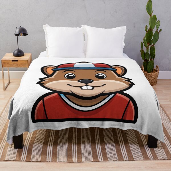 Item preview, Cartoon Hamster Athlete in Red Baseball Cap. designed and sold by GregorySmithRed.
