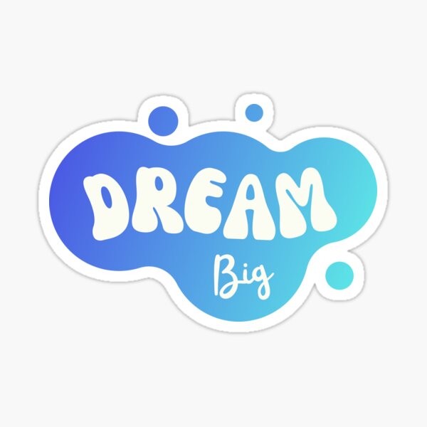 Item preview, Dream Big Motivational Print designed and sold by BestZoneStore.