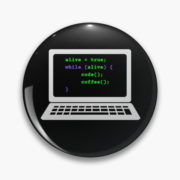 Item preview, while alive loop funny programmer code developer designed and sold by 88DesignStudio.