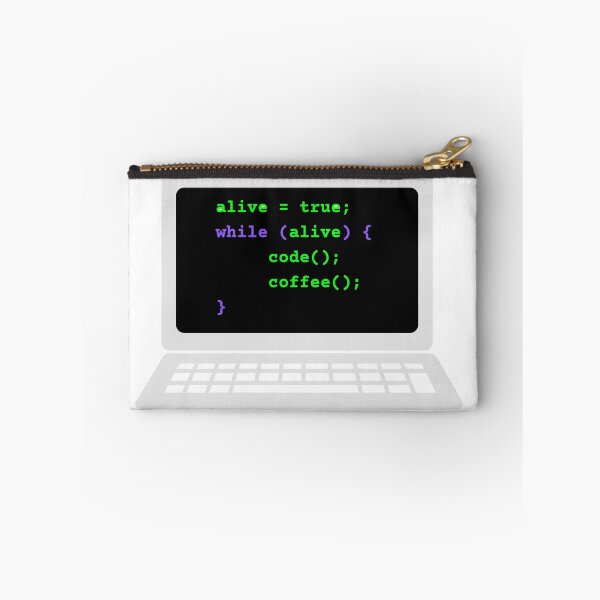Item preview, while alive loop funny programmer code developer designed and sold by 88DesignStudio.