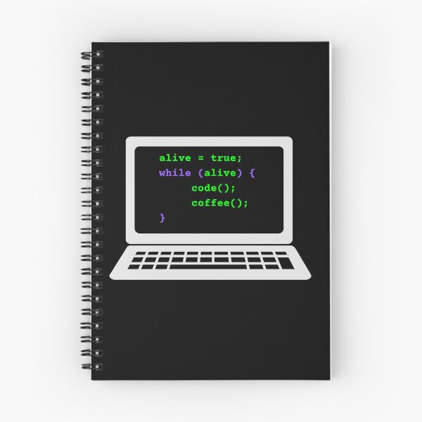 Item preview, while alive loop funny programmer code developer designed and sold by 88DesignStudio.