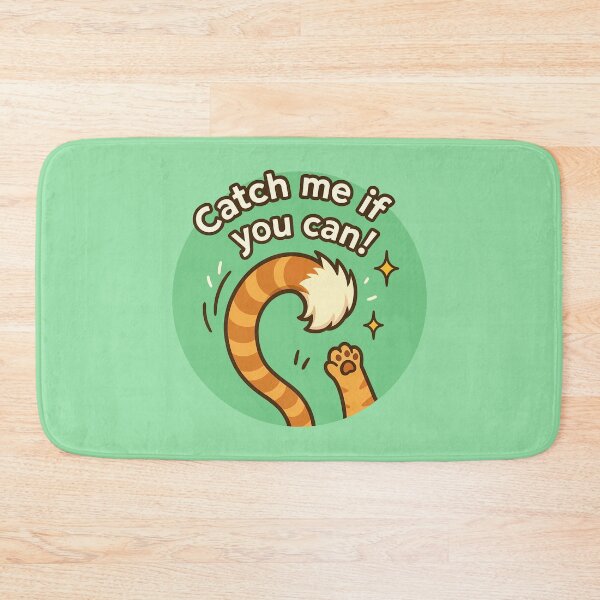 Item preview, Playful Cat Tail Funny Art designed and sold by Yuliya Brush.