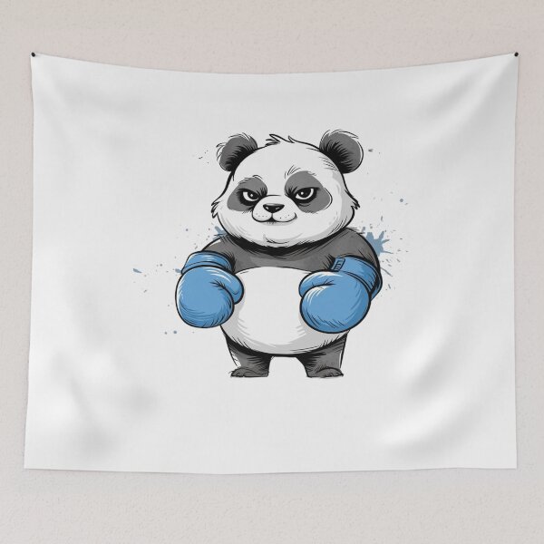 Item preview,  Modern Trendy Funny Boxing Gloves Panda Bear designed and sold by SOUFIANE1991.
