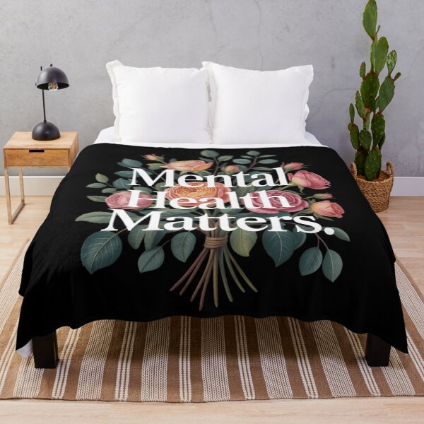 Item preview, Mental Health Matters A Boutique Of Flowers designed and sold by blueyeeti.