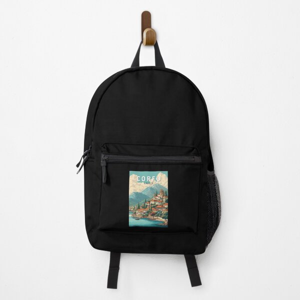 Item preview, Corfu Greece Illustration Travel Art Vintage designed and sold by KrisSidDesigns.