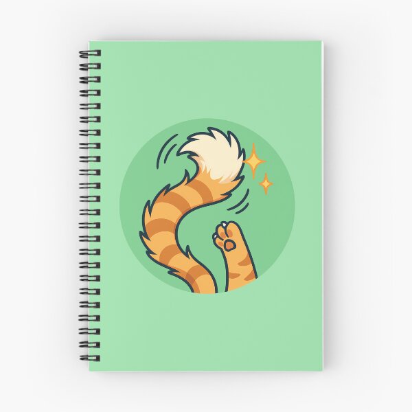 Item preview, Cat Tail Motion Cute Sticker designed and sold by Yuliya Brush.