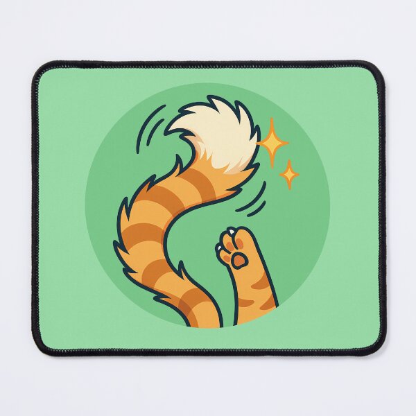 Item preview, Cat Tail Motion Cute Sticker designed and sold by Yuliya Brush.