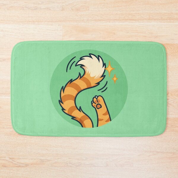 Item preview, Cat Tail Motion Cute Sticker designed and sold by Yuliya Brush.