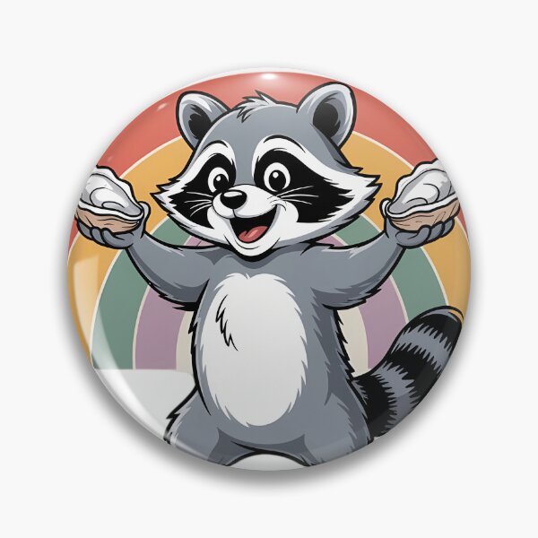 Item preview, Moister Than An Oyster Rainbow Raccoon designed and sold by blueyeeti.