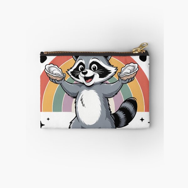 Item preview, Moister Than An Oyster Rainbow Raccoon designed and sold by blueyeeti.