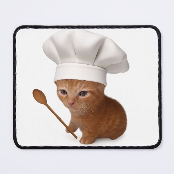 Item preview, Chef cat with chef's hat designed and sold by Kunst-Shirt.