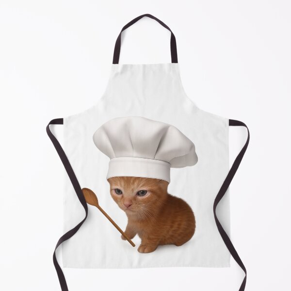 Item preview, Chef cat with chef's hat designed and sold by Kunst-Shirt.