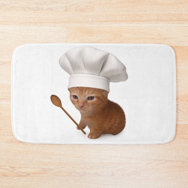 Item preview, Chef cat with chef's hat designed and sold by Kunst-Shirt.