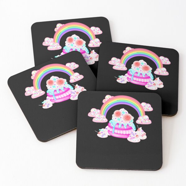 Item preview, Modern interpretation of a macaron with a rainbow and playful design designed and sold by katecheerycake.