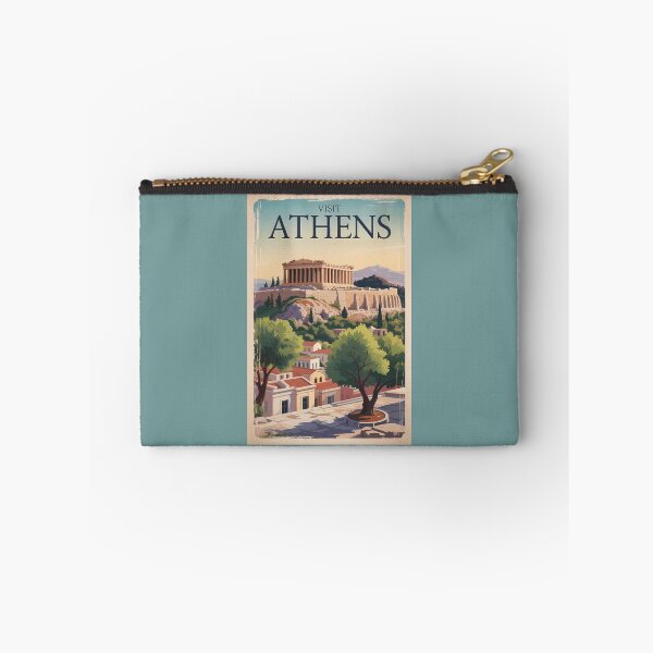 Item preview, Athens Greece Illustration Travel Art Vintage designed and sold by KrisSidDesigns.