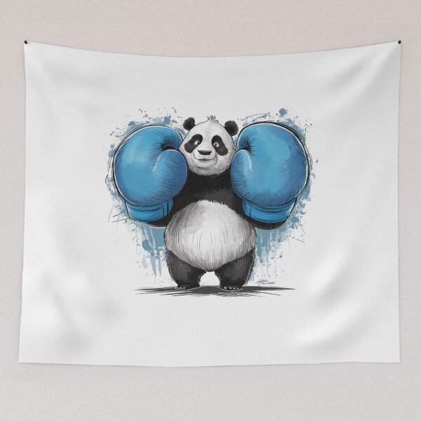 Item preview,  Modern Trendy Funny Boxing Gloves Panda Bear designed and sold by SOUFIANE1991.