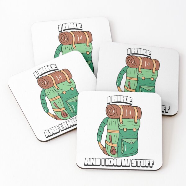 Item preview, I hike and I know stuff designed and sold by Paige Turner Designs.