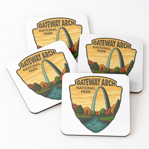 Item preview, Gateway Arch National Park Retro Sticker designed and sold by Ismeal Von.