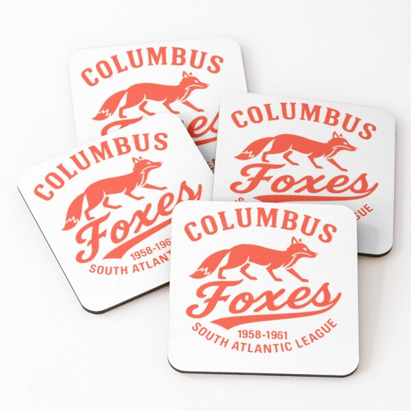 Item preview, Vintage Columbus Foxes Baseball Team Logo – South Atlantic League (1958–1961) designed and sold by BackstopAndCo.