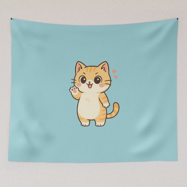 Item preview, Cute Cat Tiny Claws Art designed and sold by Yuliya Brush.