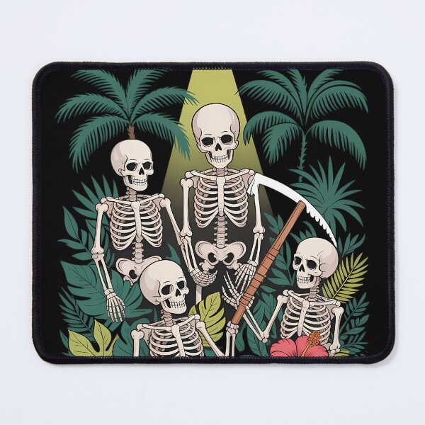 Item preview, My Garden Enemies Funny Gardening Goth Skeleton Gardener designed and sold by blueyeeti.