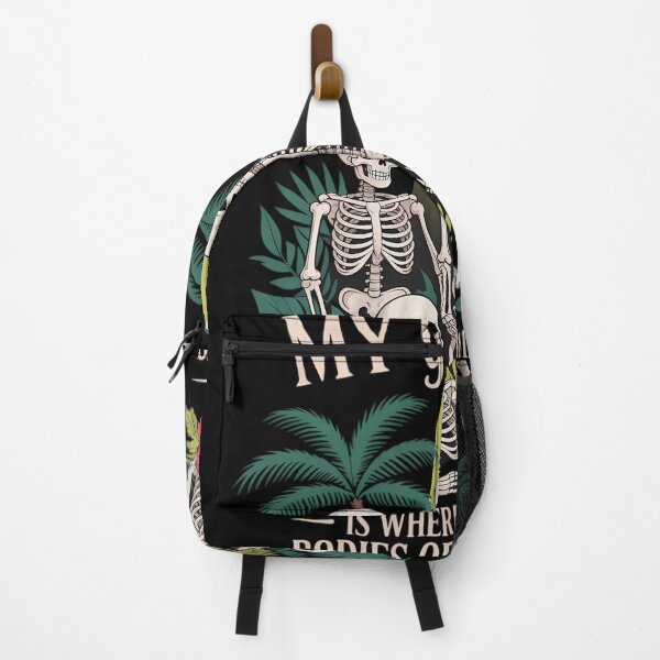 Item preview, My Garden Enemies Funny Gardening Goth Skeleton Gardener designed and sold by blueyeeti.