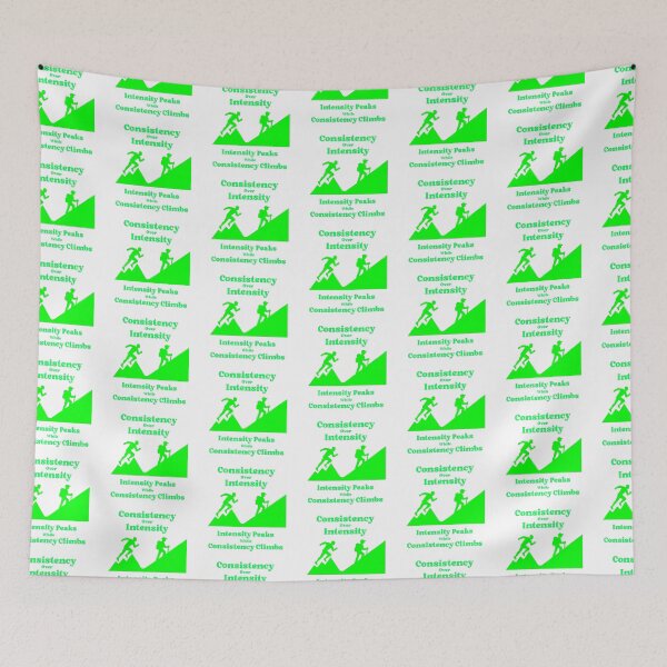 Item preview, Consistency over Intensity - Green designed and sold by The Expression Den.