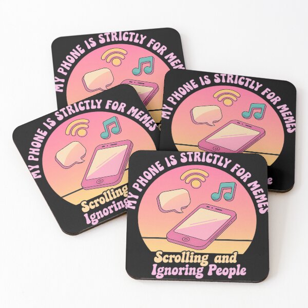 Item preview, My Phone Is Strictly For Memes designed and sold by blueyeeti.