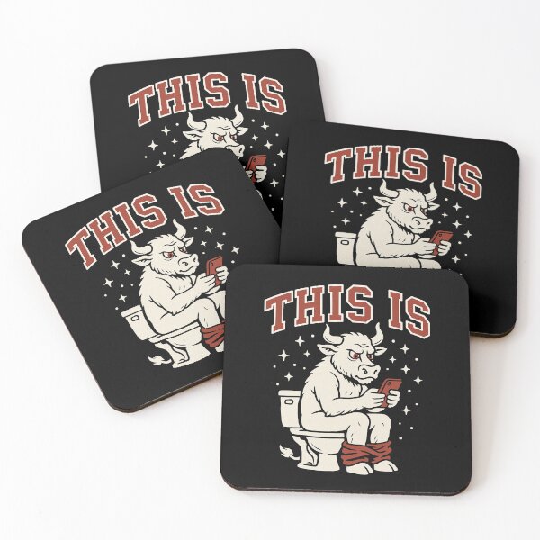 Item preview, Copy of This Is Bullshit Toilet Sarcastic Gifts  designed and sold by MeadowMeadow.