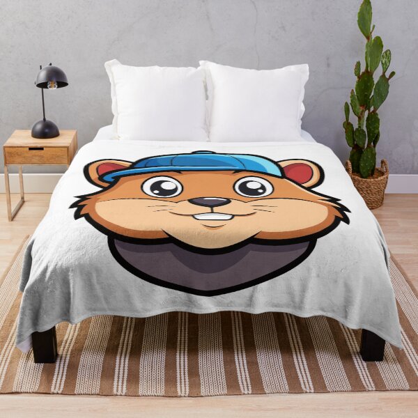 Item preview, Cartoon Athlete Hamster in Blue Cap. designed and sold by GregorySmithRed.