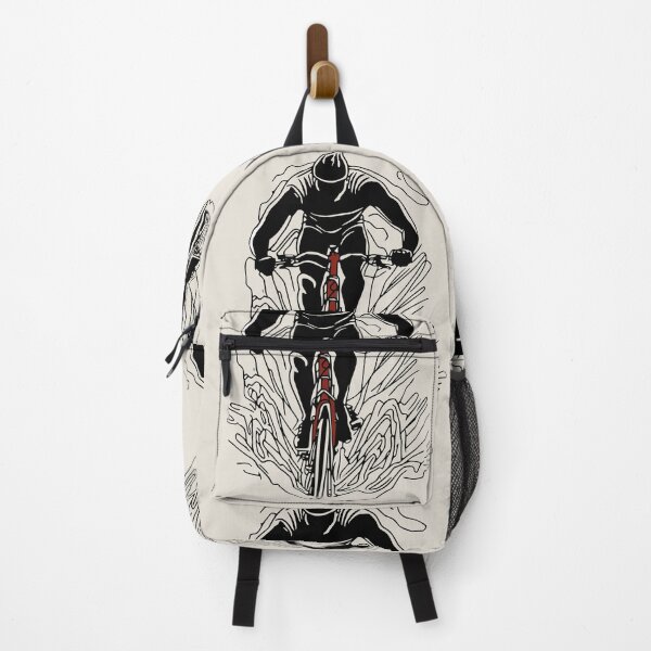 Item preview, Cyclist Abstact Line Art Mountain Bike Splash Cycling designed and sold by TackyTime.