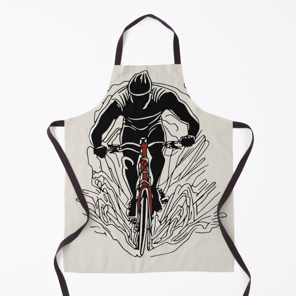 Item preview, Cyclist Abstact Line Art Mountain Bike Splash Cycling designed and sold by TackyTime.