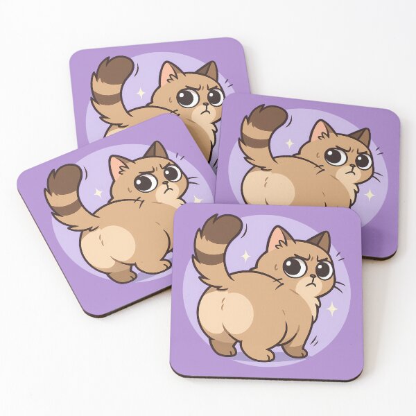 Item preview, Cute Cat Butt Kawaii Sticker designed and sold by Yuliya Brush.