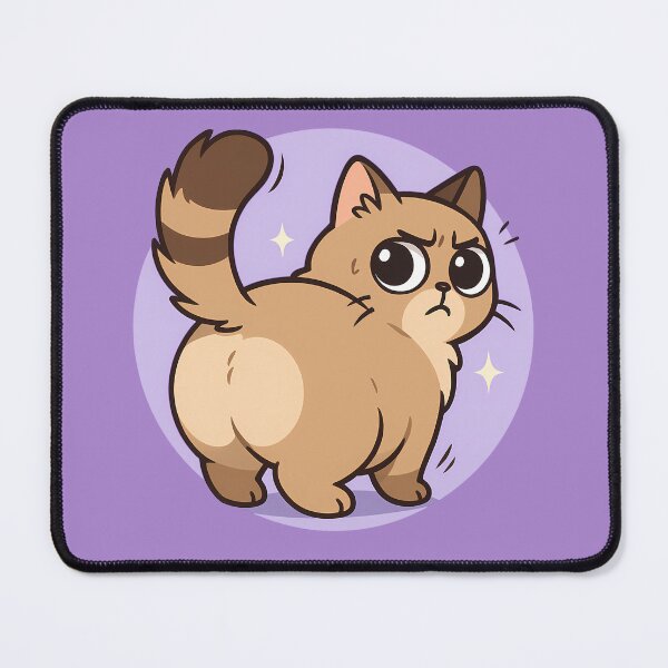 Item preview, Cute Cat Butt Kawaii Sticker designed and sold by Yuliya Brush.