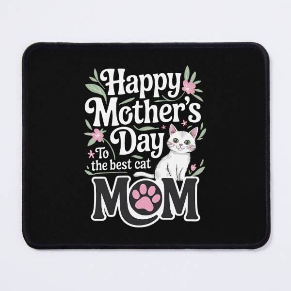 Item preview, Happy Mother's Day To The Best Cat Mom Mothers Day Cat Lover designed and sold by BakeryDozen.