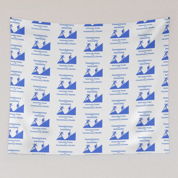 Item preview, Consistency over Intensity - Blue designed and sold by The Expression Den.
