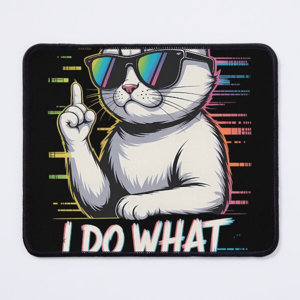 Item preview, Rebel Cat with Sunglasses I Do What I Want designed and sold by blueyeeti.