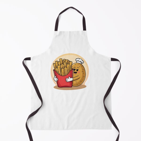 Item preview, Modern Trendy Funny French fries and potato designed and sold by SOUFIANE1991.