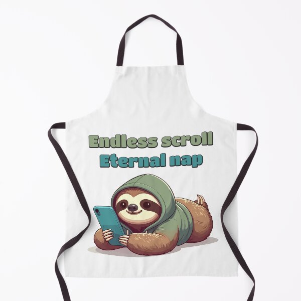 Item preview, Hoodie Sloth Scrolling Phone designed and sold by Tong4130.