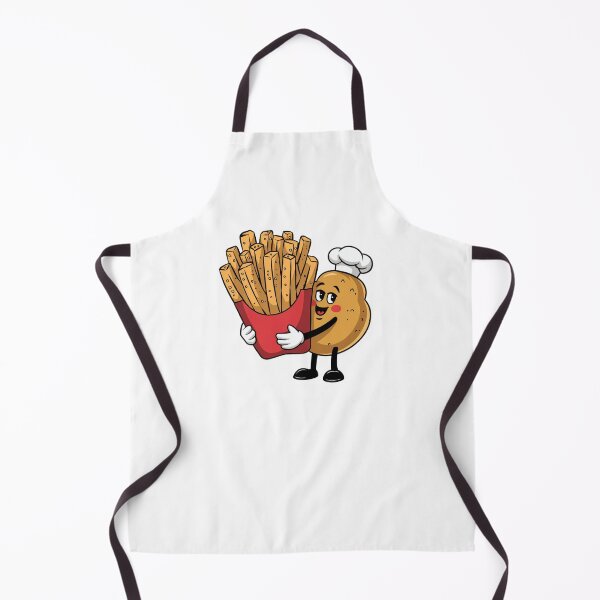 Item preview, Modern Trendy Funny French fries and potato designed and sold by SOUFIANE1991.