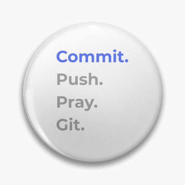 Item preview, commit push pray git version control funny IT designed and sold by 88DesignStudio.