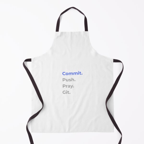 Item preview, commit push pray git version control funny IT designed and sold by 88DesignStudio.
