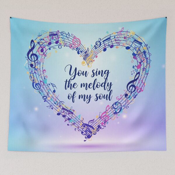 Item preview, You Sing The Melody Of My Soul - Musical Heart Art designed and sold by Owcomm.