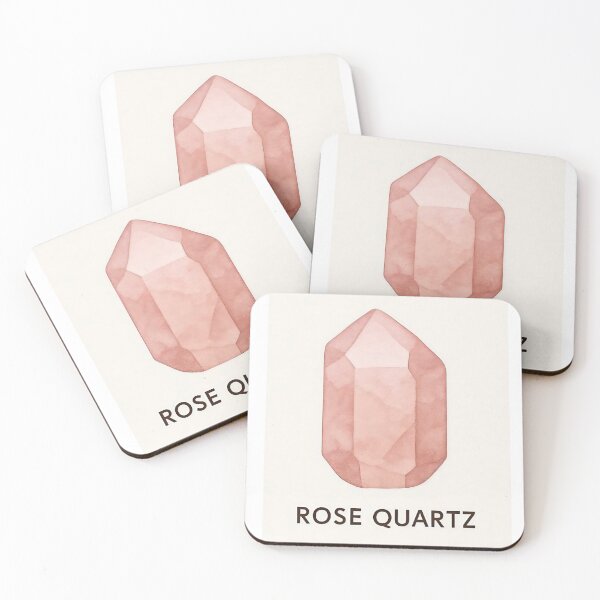 Item preview, Rose Quartz Crystal – Minimalist Healing Gemstone Illustration designed and sold by JuliJoy.