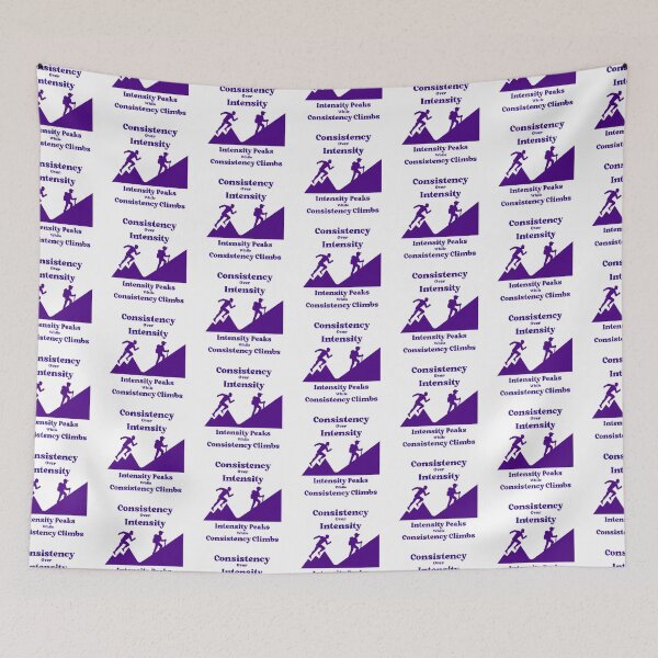 Item preview, Consistency over Intensity - Purple designed and sold by The Expression Den.