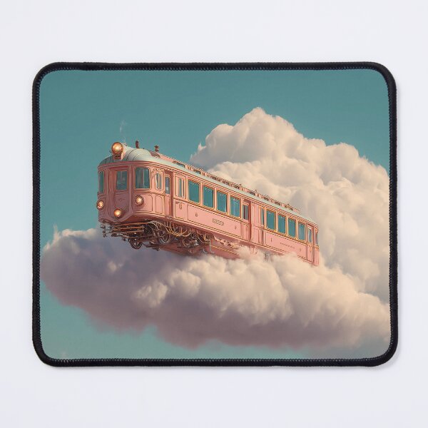 Item preview, Flying Train Through Clouds designed and sold by Design-Illusi0n.