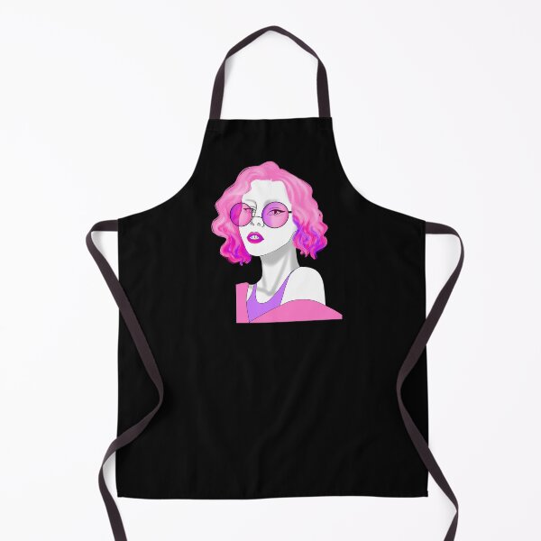 Item preview, Portrait of a stylish young woman with glasses and creative hair styling designed and sold by katecheerycake.